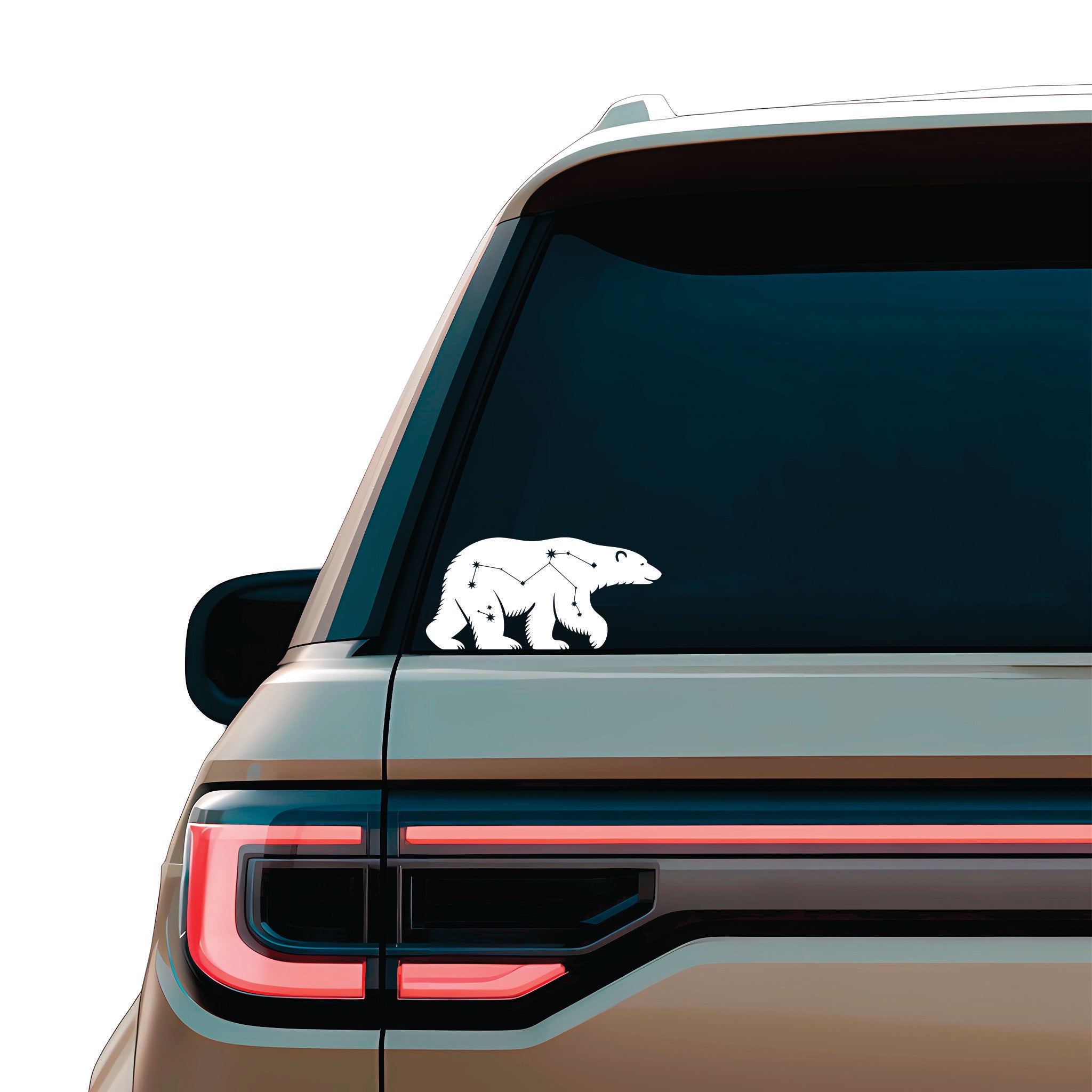 Celestial polar bear Vinyl Decal
