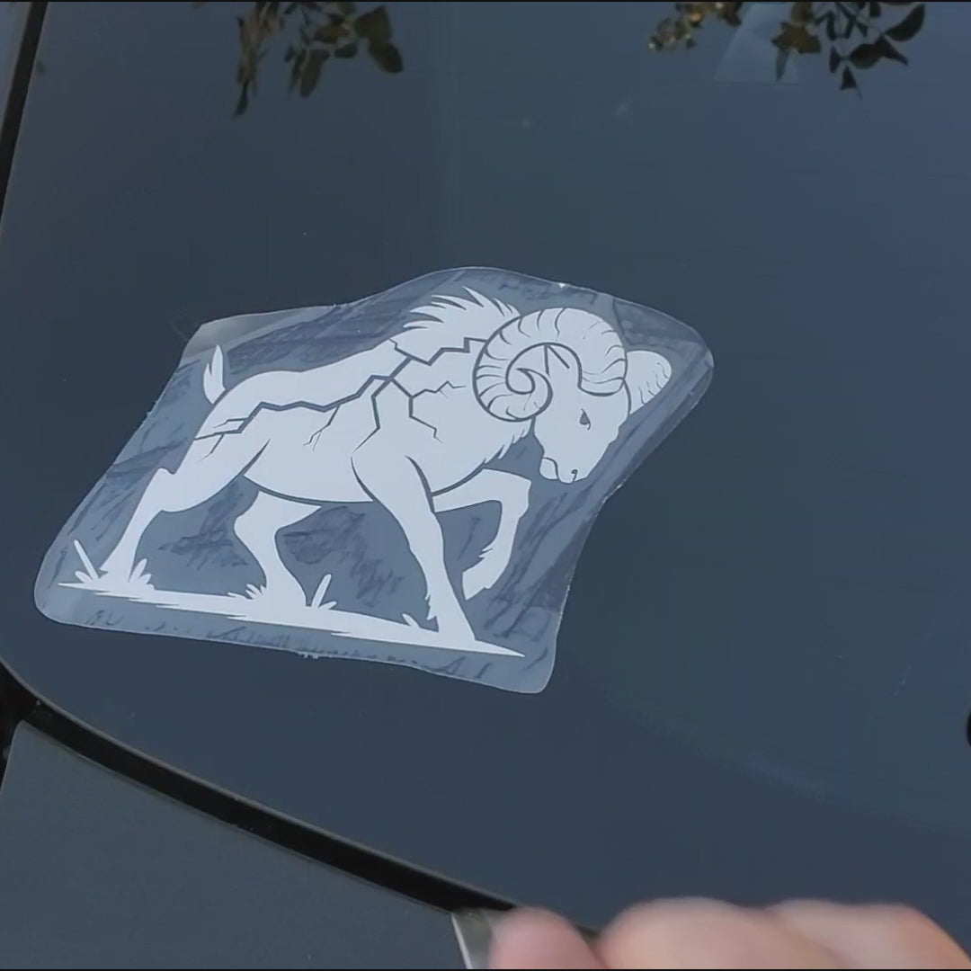 Lightning Ram Vinyl Decal